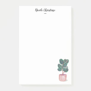 Post-it® Plante de prière de Calathea PERSONNALISER inform