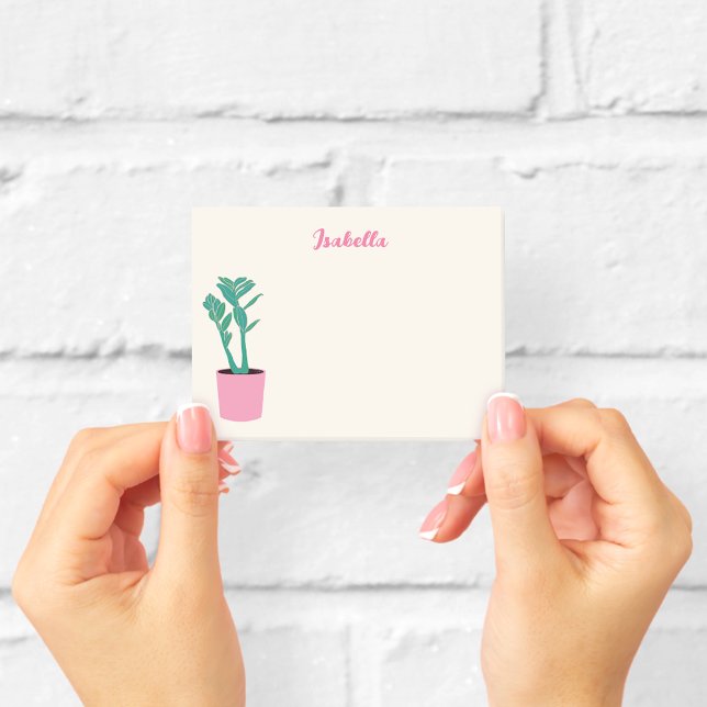 Post-it® Plante d'intérieur rose et verte  (Créateur téléchargé)
