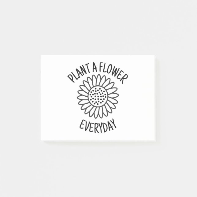 Post-it® Plante Une Fleur Tous Les Jours (Devant)