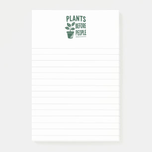 Post-it® Plantes amusantes avant les gens Art de tampon à e