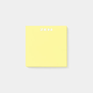 Post-it® Plaques de notes jaunes et blanches Zen