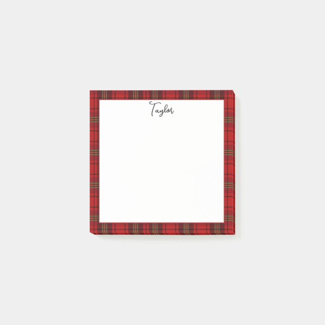 Post-it® Plaques douillettes rouge noir vert (Devant)