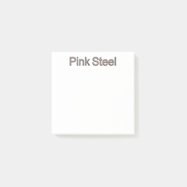 Post-it® Plaques en acier rose (Devant)