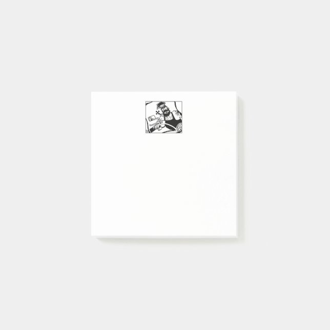 Post-it® Plaquettes de notes blanches (Devant)