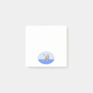 Post-it® Plaquettes de notes blanches du pêcheur