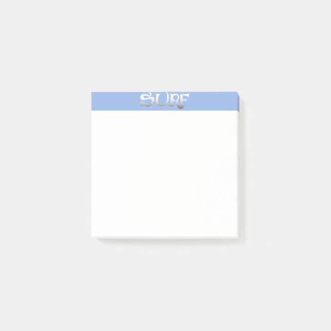 Post-it® Plaquettes de notes blanches surf (Devant)