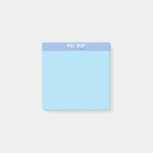 Post-it® Plaquettes de notes bleu surf