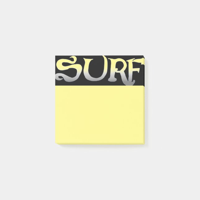 Post-it® Plaquettes de notes jaune surf (Devant)