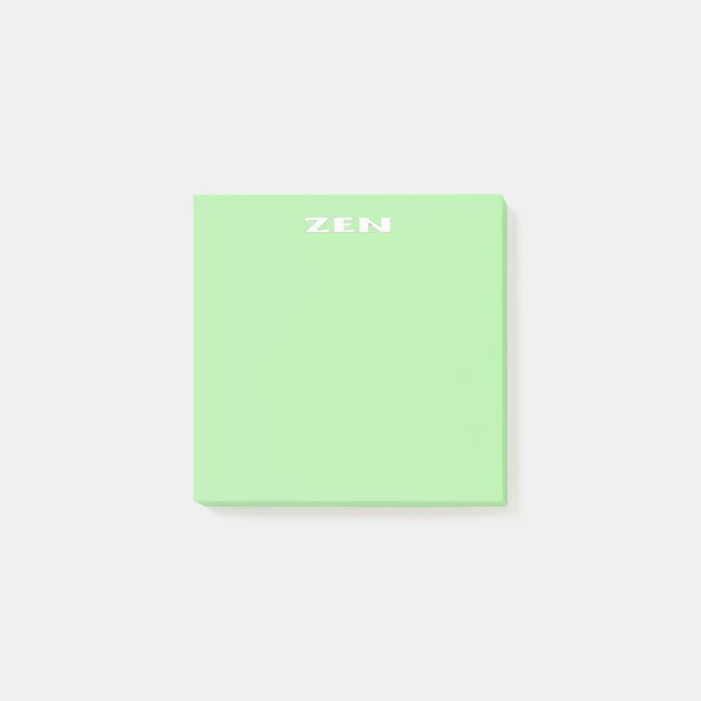 Post-it® Plaquettes de notes vert vert zen (Devant)