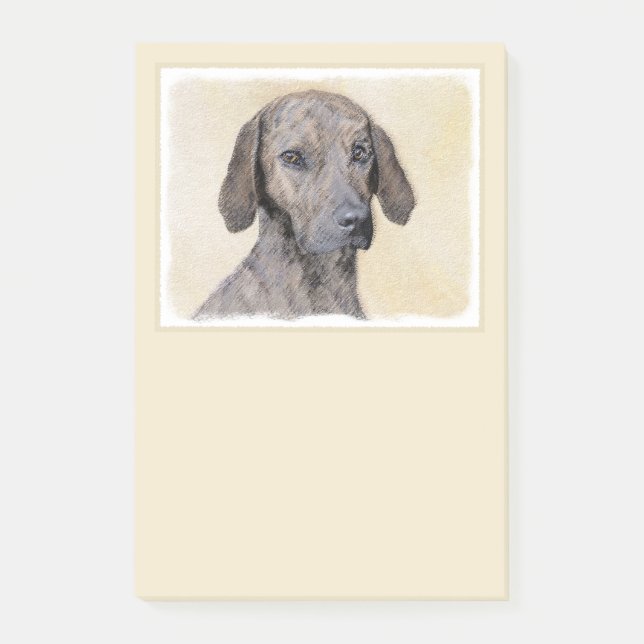 Post-it® Plott Peinture - Cute Original Chien Art (Devant)
