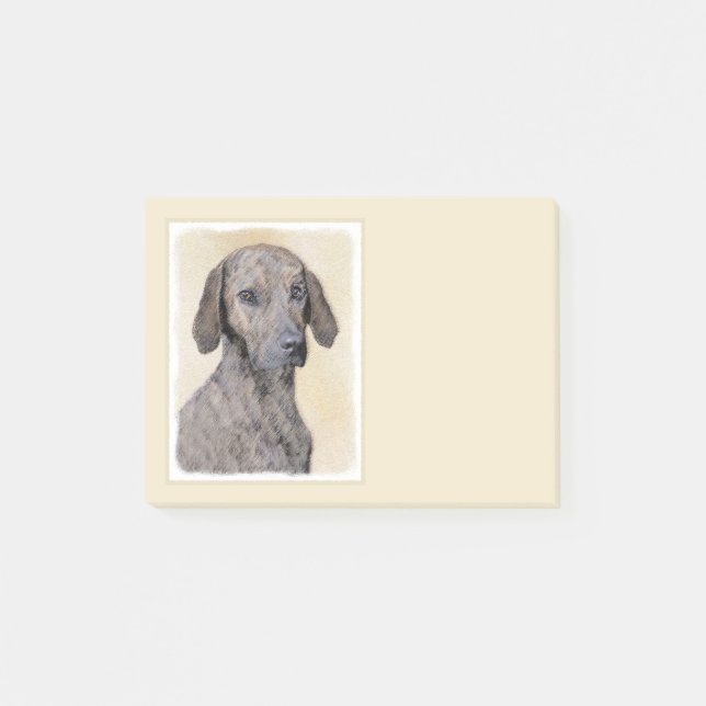 Post-it® Plott Peinture - Cute Original Chien Art (Devant)