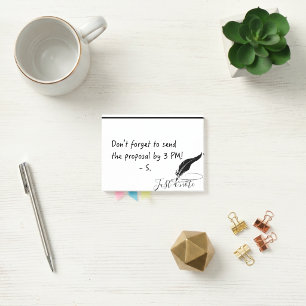 Post-it® Plume personnalisée