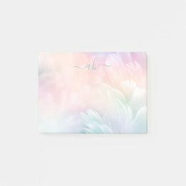 Post-it® Plumes Élégantes Minimalistes Pastel Arc-en-ciel D