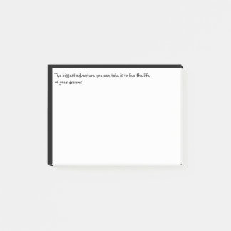 Post-it® Plus grande aventure Vie de vos rêves Citations