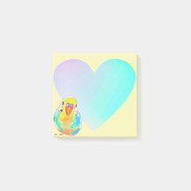 Plutôt Budgerigar Parakeet Rainbow Ombre Heart