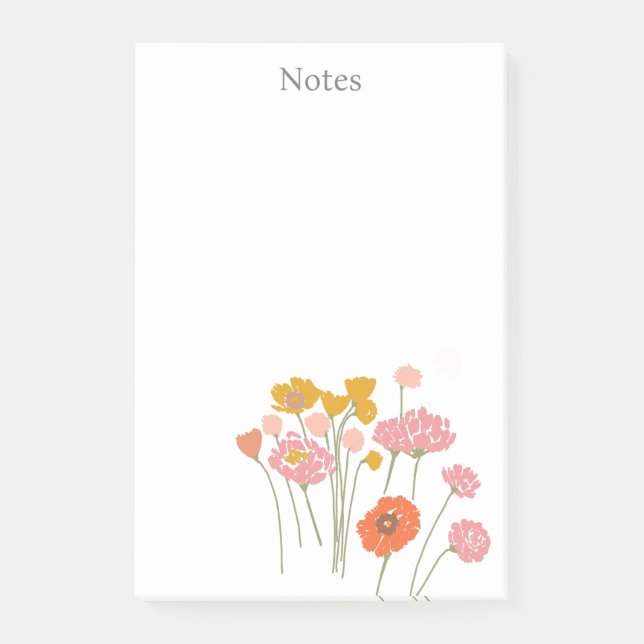 Post-it® Plutôt Moderne Floral (Devant)
