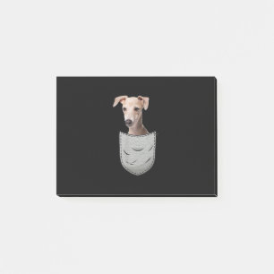Post-it® Poche À Poitrine De Chien En Grise Italien