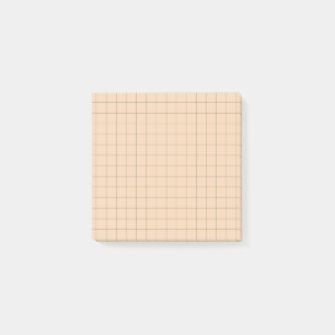 Post-it® Pocher À damiers grille Motif esthétique Bureau