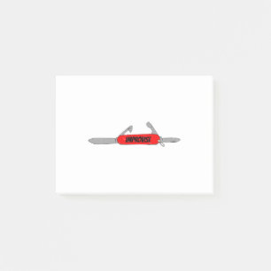 Post-it® Pocket Knife Fun Tool de l'armée rouge improvisé