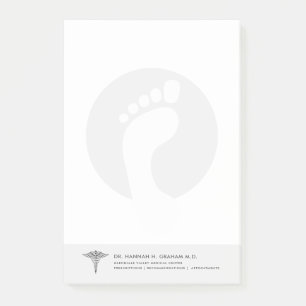Post-it® Podiatre Docteur de pieds personnalisable Lined