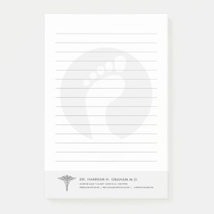 Post-it® Podiatre Pied Docteur - Liner personnalisé