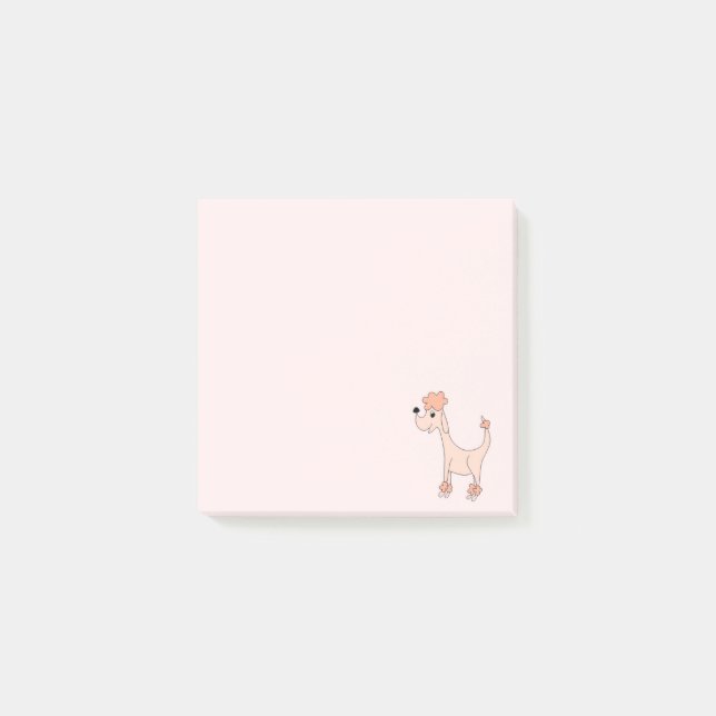 Post-it® Poiche rose caricature Posh Paws rose (Devant)