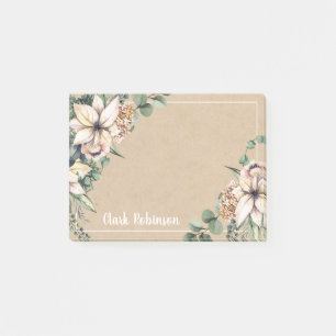 Post-it® Poinsététie blanche en papier kraft