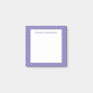Post-it® Point Polka de Periwinkle