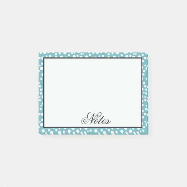 Post-it® Points Aqua Confetti (Devant)