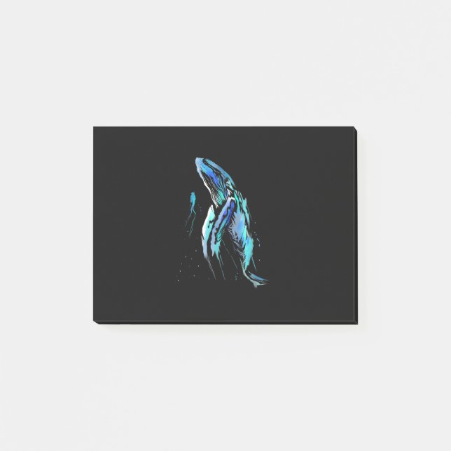 Post-it® Poison de Whale Swimming Diving (Devant)