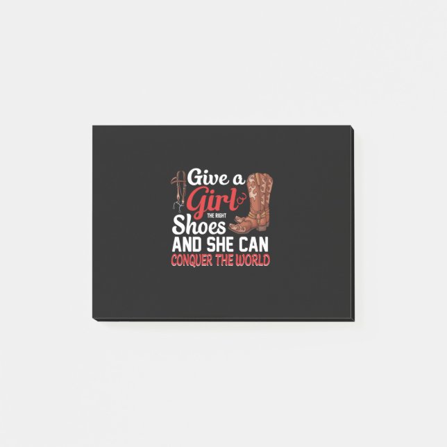 Post-it® Poison d'Equestrian | Give A Girl Shoes (Devant)