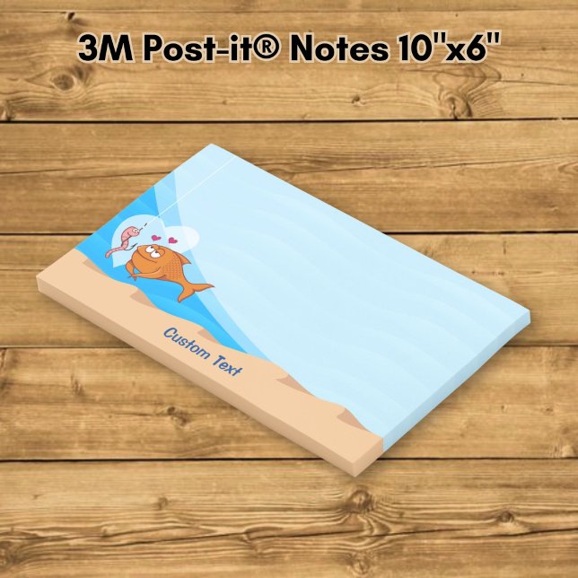 Post-it® Poisson et appât amoureux (Créateur téléchargé)