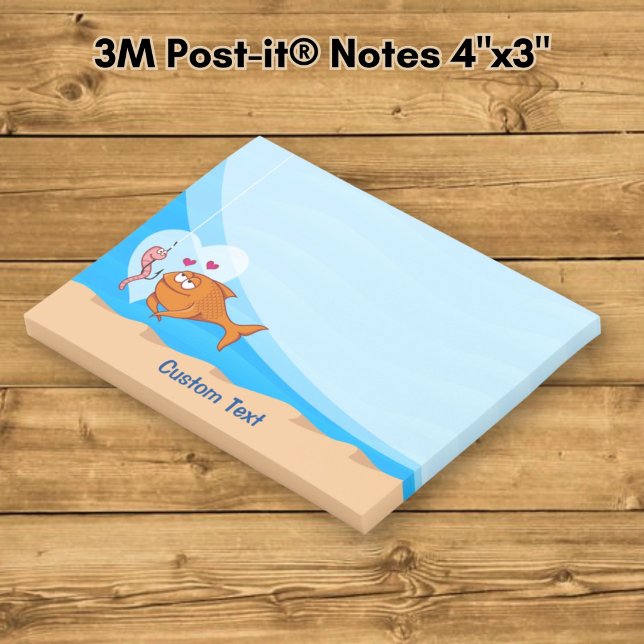 Post-it® Poisson et appât amoureux (Créateur téléchargé)