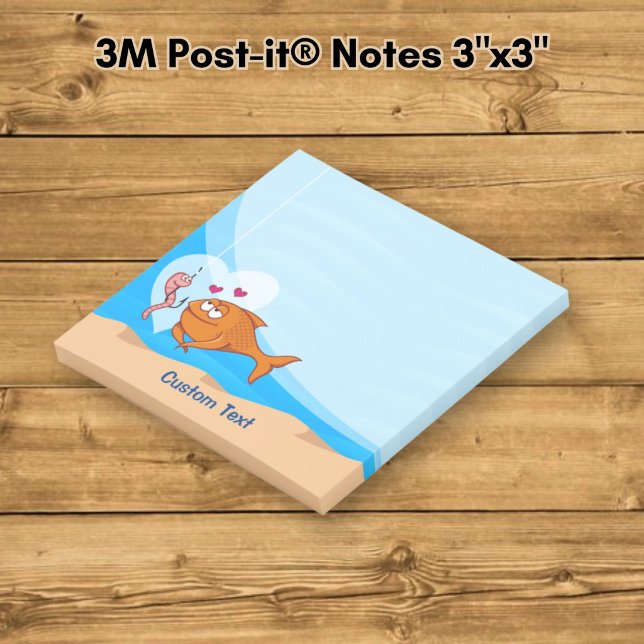 Post-it® Poisson et appât amoureux (Créateur téléchargé)