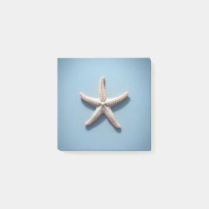 Post-it® Poisson étoilé exotique avec Arrière - plan bleu