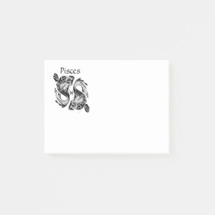 Post-it® Poissons Symbole et Signe du Zodiaque