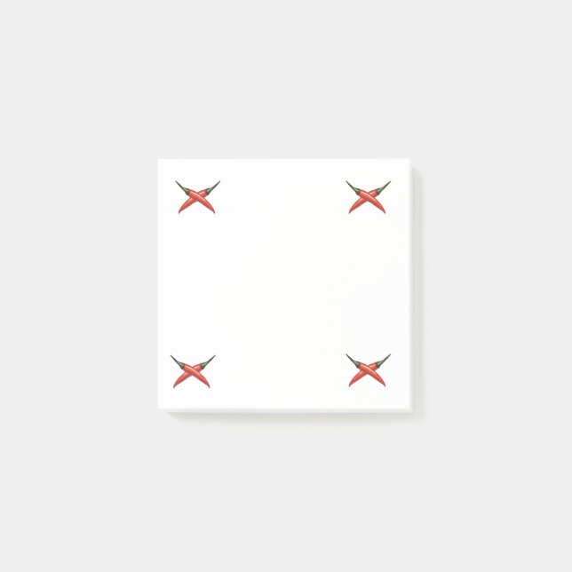 Post-it® Poivrons rouges chauds art (Devant)