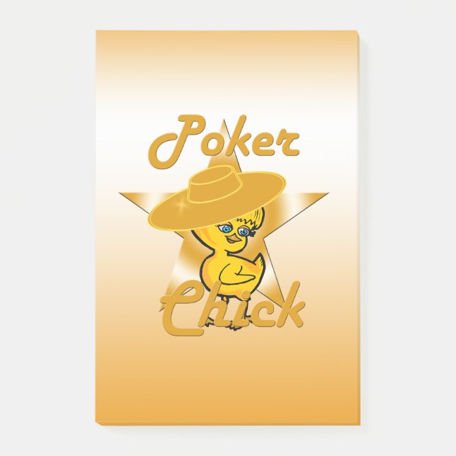 Post-it® Poker Chick #10 (Devant)