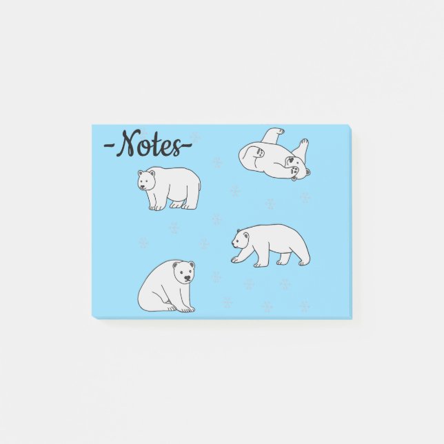 Post-it® Polar Bears (Devant)