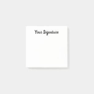 Post-it® Police de script de nom de signature minimale Curs