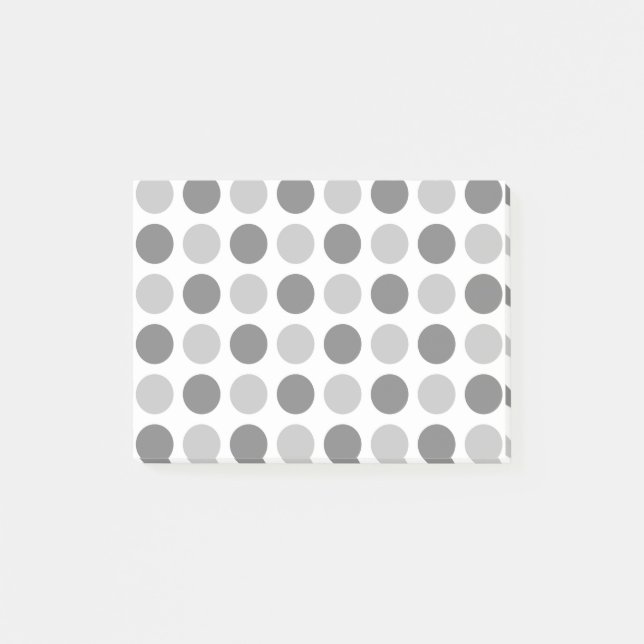 Post-it® Polka Dot Gris (Devant)