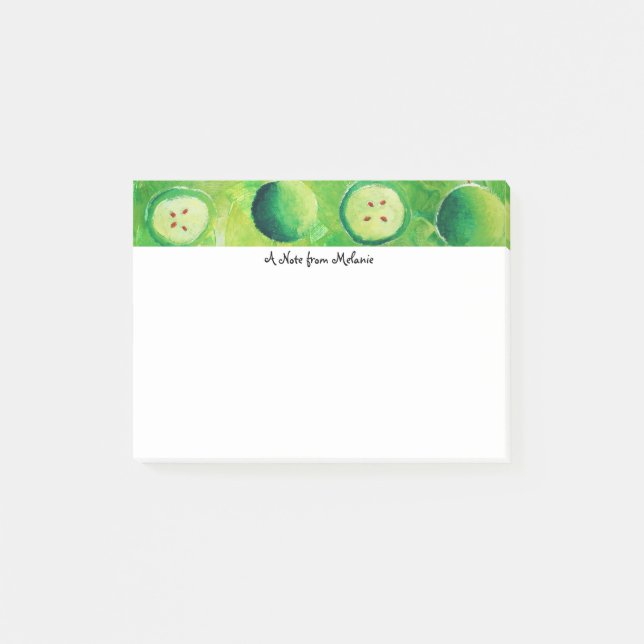 Post-it® Pommes Aquarelle Personnalisé (Devant)