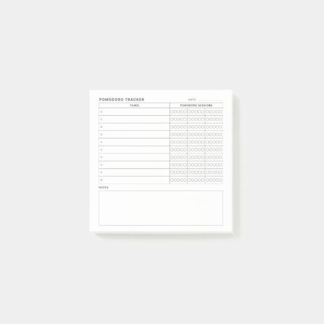 Post-it® Pomodoro Etude Habit Planner (Devant)