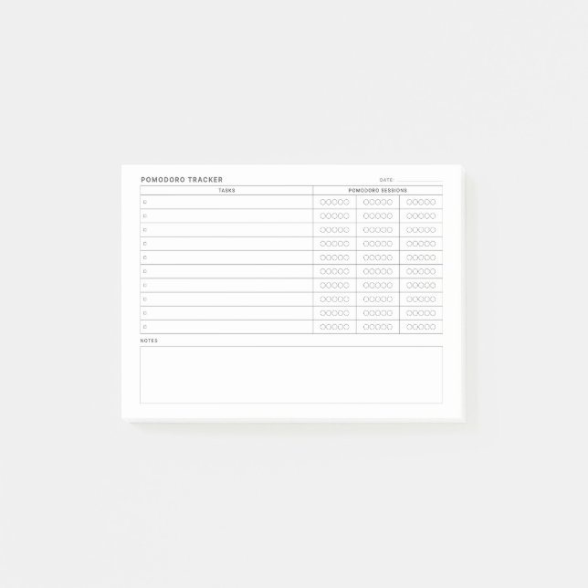 Post-it® Pomodoro Etude Habit Planner (Devant)