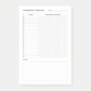 Post-it® Pomodoro Etude Habit Planner