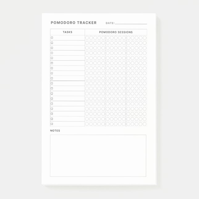 Post-it® Pomodoro Etude Habit Planner (Devant)