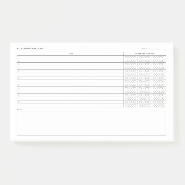 Post-it® Pomodoro Etude Habit Planner (Devant)