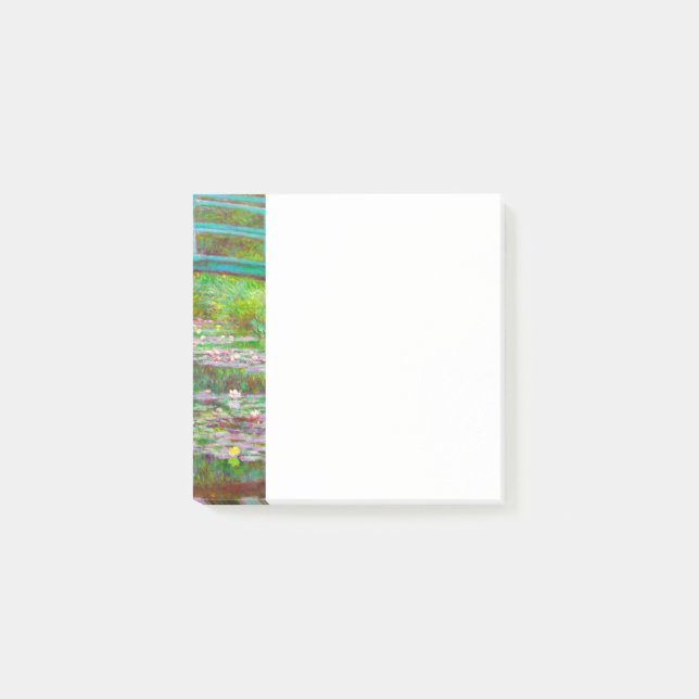 Post-it® Pont japonais Monet et nappes d'eau (Devant)