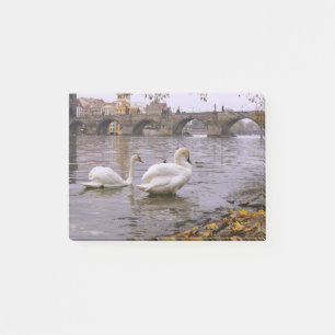Post-it® Pont Swans et Charles à Prague