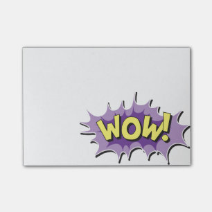 Post-it® Pop Art Comic Style Wow